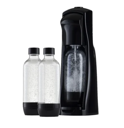 Svart Rhapsody Kolsyremaskin + 2 PET-Flaskor