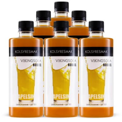 6-Pack Bubbel Apelsin